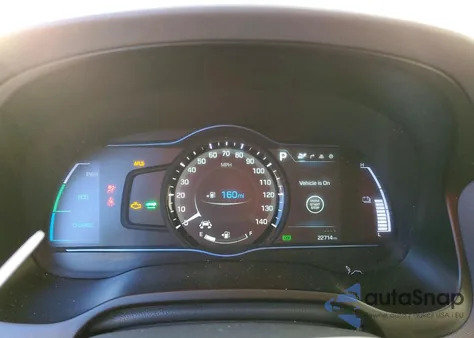 2019 Hyundai Ioniq Limited z USA, uszkodzony, nr VIN KMHC05LC8KU136187